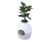 Zunate Caja de para Plantas Oculta, Extragrande, a Prueba de Salpicaduras para Gatos, Experiencia de Baño Universal, Caja de para Gatos Cerrada para el Hogar