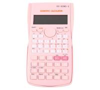 Zunate Calculadora Científica Funciones Avanzadas de 12 Dígitos para Estudiantes, Calculadora de Funciones Fácil de Usar con Pantalla Grande y Tapa Dura Deslizante (Pink)