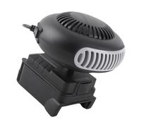 Zunate Calentador de Escritorio 170W Mini Ventilador Calefactor para | Funciona con pilas de 18 V, modos de calor duales, cabezal giratorio, silencioso 50-80 C