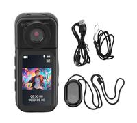 Zunate Cámara de Acción 1080P, Mini Grabadora de Vídeo Portátil con Cámara para Pulgar Portátil con Cordón Magnético, Grabación con un Key, para Viajes en Bicicleta, Vlog de Mascotas (Black)
