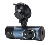 Zunate Cámara de Salpicadero de 3 Canales, Cámara Frontal y Trasera para Coche, WiFi con Sensor G, Grabación en Bucle, Compatible con Tarjeta SD de 128 GB.