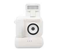 Zunate Cámara DV Pequeña, Cámara para Pulgar HD 1080P con Luz de Flash, Pantalla a Color de 1,44 Pulgadas, Cámara DV Compacta para Grabación de Fotografías de Viajes (White)