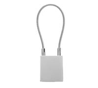 Zunate Candado de Cable de Acero, Candado de Bloqueo de Aleación de Aluminio con Grillete de 85 Mm con 2 Llaves, de Cable para Mantenimiento de Equipos Aislamiento de Apagado Industrial