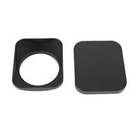 Zunate Capucha de Lente de Cámara con Cubierta, 7 Tamaño 39 Mm/40.5 Mm/43 Mm/46 Mm/49 Mm/52 Mm/58 Mm Cubierta de Sombra Solar de Metal CNC Protector de Sombra de Lente de Procesamiento (49 mm)