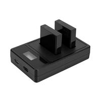 Zunate Cargador de Batería para Cámara Combo de Doble Ranura Apto para F47fd
