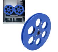 Zunate Carrete de Cinta Vacío de 1/4 y 7 Pulgadas, Reemplazo de Buje NAB de Material ABS con 6 Orificios de Viento, Apto para Grabadora de Cinta de Carrete Abierto (BLUE)