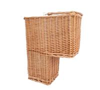 Zunate Cesta de Almacenamiento de Escalera de Material Premium con Asa, Cesta de Escalera de Gran Capacidad para Aperitivos, Libros, Zapatos, Organizador de Escaleras que Ahorra Espacio