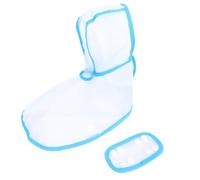 Zunate Chubasquero para Perros, Chaqueta Impermeable Transparente para Mascotas, Poncho Impermeable para Perros Pequeños, Cachorros, Gatos, Ligero y Plegable con Cierre a Presión (M)
