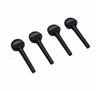 Zunate Clavijas de Afinación de Violín de ébano, Clavijas Duraderas de Tamaño 4/4 para Afinar Instrumentos de Cuerda sin Esfuerzo, Paquete de Elementos Esenciales
