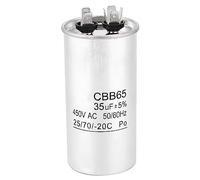 Zunate Condensador, CBB65A Condensador 450V 35UF Condensador de papel de aluminio Condensador de arranque de aire acondicionado Condensador de arranque 450V 35UF