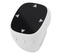 Zunate Control Remoto de Bluetooth de la Punta de los Dedos, Anillo de Desplazamiento para la Tableta del Teléfono con Conexión de Larga Distancia Bluetooth 5.3, para Lectura de Video (White)
