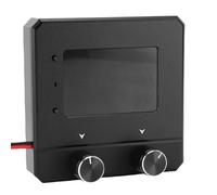 Zunate Controlador de Velocidad de Ventilador de Bomba TSQ-SLTS para 6 Ventilador + 1 Bomba, 12V-24 V con Inteligente Visualización de Datos Manual Regulador Automático de Velocidad de