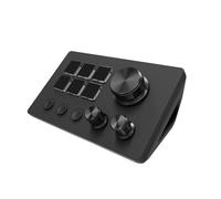 Zunate Controlador Multimedia de Teclado Visual Personalizable para Juegos y Creación de Contenido, Diseño Compacto, de 64 bits y Superior/MacOs 14 Superior, 6 Teclas Personalizables, 3 Botones