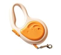 Zunate Correa Extensible para Cachorros con Freno de un, Ergonómico para Aventuras Al Aire Libre (Orange)