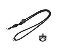 Zunate Correa para la Cámara del Cuello, Acción de Hombro Acolchado Correa para el Hombro de Cordones con Hebilla de Liberación Rápida de Aluminio y 1/4 Hilo para Cámaras Deportivas (Black)