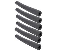 Zunate Cubiertas de Tubos de Espuma EPE Negras Cortables en Espiral |Tubo de Aislamiento de Tuberías Multiusos para Manija de Piscina, Máquina de Ejercicios de Tuberías de Agua, Protección Térmica y