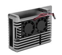 Zunate Disipador de Calor de Aleación de Aluminio con Ventilador, Carcasa de Aleación de Aluminio para 4b Kit de Carcasa de Refrigeración de Caja Protectora
