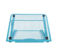 Zunate Elevador de Malla Metálica para Computadora Portátil, Soporte para Computadora Portátil con Ventilación Plegable Ajustable de 6 Niveles para Escritorio, Soporte Ergonómico para Tableta para