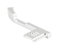 Zunate Empuñadura de Aleación de Aluminio, Soporte Ligero para Cámara con Montura de Zapata Fría CNC y Superficie con Patrón Ondulado para un Agarre Seguro, Compatible con S9. (Silver)