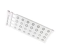 Zunate Estante Que Ahorra Espacio de 24 Cm de Ancho |Divisor de Tensión sin Taladro para Armario, Organizador de Guardarropa Telescópico, Ajustable de 38-55cm, Tubo de Acero Resistente y PP (75-120