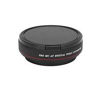 Zunate Filtro de Lente Gran Angular, 62 Mm 0.45X Filtro de Lente Gran Angular Ultradelgado, para Lente de Interfaz de 62 Mm de Diámetro, para Cámaras SLR Y Videocámaras para CNikon