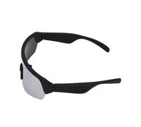 Zunate Gafas de Ciclismo Polarizadas con Parlantes Musicales y Asistente de Voz para Correr en bicicleta: Gafas de Sol Deportivas Inteligentes y Livianas para Hombres Mujeres (Plata electrochapada)