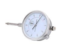 Zunate Indicador de Prueba de Cuadrante 0,01 Mm |Indicador Tipo Puntero de Acero Inoxidable para Medición de Errores de Mecanizado y Descentramiento del Eje (0-20 mm)