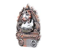 Zunate Insignia de Coche Vintage 3D Adventure Duck, Emblema de Metal para Decoración Exterior de Vehículos, Accesorios Automotrices Llamativos, Emblema Adhesivo de Ajuste Universal