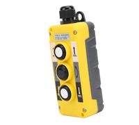 Zunate Interruptor de Control Colgante Arriba y Abajo |Pulsador de Grúa a Prueba de Lluvia para Polipasto Eléctrico AC250V 5A