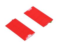 Zunate Juego de ala Lateral de Piezas de Helicóptero Duraderas para RC ERA C138 Bell 206, Compatible con Modelos de Control Remoto, Fácil de Instalar (Rojo)