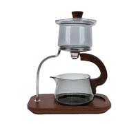 Zunate Juego de Tetera de Diseño Ergonómico, Infusor de Separación de Agua, Taza de Justicia, Kit de Elaboración de té, Práctico para Fiestas de té