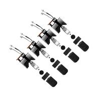 Zunate Kit Hotend de Repuesto, Impresión Suave de Alta Velocidad para Impresora 3D Snapmaker U1, Juego de 4 Boquillas, Hotend de Cerámica de 48W