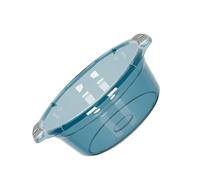 Zunate Lavabo de Plástico Resistente con Asas |Bañera Portátil para Platos, 34x11,5x25cm, para Fregadero de Cocina, Baño, Lavandería y Uso Doméstico (Grande)