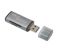 Zunate Lector de Tarjetas de Memoria USB 3.0 Profesional, Ranuras para Dos Tarjetas, Transferencia de Archivos en Segundos, Ultracompacto, para, para OS X, para