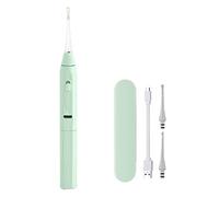 Zunate Limpiador de Oídos Luminoso, Limpiador de Oídos Recargable, Palillo de Silicona Suave para Niños, Cureta de Plástico Verde/púrpura, Removedor de Cera USB para General, Longitud 16 Cm (GREEN)