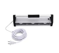 Zunate Luz de Inspección de Pulido de Paredes 2600Lm 120x5° Ángulo de Haz 3LED para Detección de Planitud del Piso de Azulejos de Pared, Lámpara de Inspección de Pintura de Pastoreo Lateral para