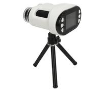 Zunate Microscopio de Juguete, Microscopio Digital de Doble Lente con Aumento de 1000X, Telescopio con Pantalla de 2,0 Pulgadas, Recargable, 1080FHD, Tarjeta de Memoria 32G, 6 Luces