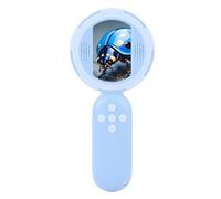 Zunate Microscopio Digital IPS de 2 Pulgadas 1MP Zoom 4X para Ciencia | Juguete con lupa de mano, 8 luces LED, zoom digital 4X, exploración científica, cuerpo ABS