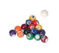 Zunate Mini Bolas de Billar de Resina Profesional 25mm 16uds |Juego de Mesa de Billar Americano para Niños, Accesorios para Juegos de Entrenamiento