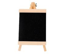 Zunate Mini Pizarra con Caballete de Madera, Soporte de Pizarra de Mesa, Pequeña para Letrero de Boda, menú de Cocina, Portátil para Exhibición de Cafetería en Casa