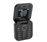 Zunate Mini Teléfono Móvil con Tapa 2G, Teléfono Celular Plegable con 2 Ranuras para Tarjetas SIM, Pantalla Pequeña de 1,77 Pulgadas, Teléfono con Tapa Desbloqueado (Black)