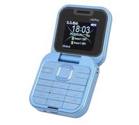 Zunate Mini Teléfono Móvil con Tapa 2G, Teléfono Celular Plegable con 2 Ranuras para Tarjetas SIM, Pantalla Pequeña de 1,77 Pulgadas, Teléfono con Tapa Desbloqueado (Blue)