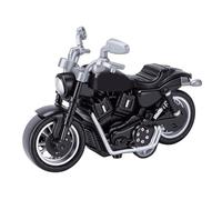 Zunate Modelo de Motocicleta, Réplica de Motocicleta de Aleación a Escala 1:18, en Miniatura Hecha a Mano Coleccionable para Exhibición de Escritorio y Oficina (Black)