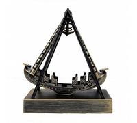 Zunate Modelo de Oscilante, Máquina de Movimiento Perpetuo, Decoración de Escritorio Artístico con Pilas para Oficina, Hogar, ABS Decorativo, 20x9x23,5 Cm