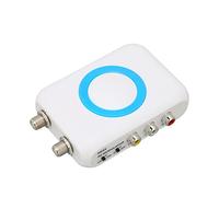 Zunate Modulador RF Convertidor RCA Coaxial a RF Adaptador Demodulador VHF, Entrada Ant Salida AV a Coaxial RF Modulador ágil Conmutador de TV Video Compuesto a Analógico Coaxial NTSC TV Antigua