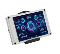 Zunate Monitor de Datos de CPU de PC, Monitor de Temperatura de Hardware de CPU IPS de 3,5 Pulgadas Pantalla de Expansión Externa, Monitor de Datos de CPU de PC USB Dual para PC