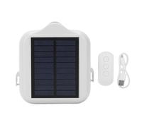 Zunate Motor de Cortina Inteligente, Abridor de Cortina Automático Controlado por Aplicación con Energía Solar con Control de Voz y Temporizador, Control Remoto, para Riel de Viga I en