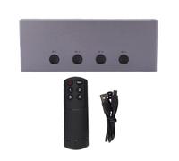 Zunate Multivisor de Pantalla Cuádruple con Salida 4x1 | Conmutador HDMI con Control Remoto e Indicador LED 8K 60Hz 4K 240Hz 1080P 240Hz para PC Blu Ray DVD