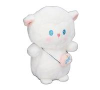 Zunate Oveja de Peluche de Dibujos Animados, Exquisito Animal de Peluche de Oveja Suave para Aliviar el Estrés, Buena Decoración para Coche/Oficina, Juguete de (corderito)