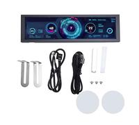 Zunate Pantalla Secundaria IPS de 8.8 Pulgadas, Monitor de Computadora con Interfaz de PH Tipo C Función de Reproducción Automática de 1920x480 con Ranura de Tarjeta de Memoria Pequeña